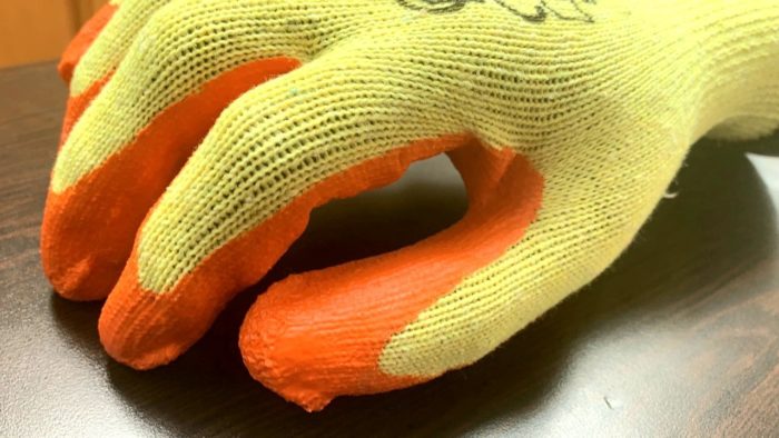 BS10: Safety Work Gloves non-slip rubber  latex foam general purpose knitted elastic lining abrasion resistant excellent grip dexterity Ideal for construction garden - Image 3