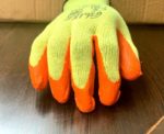 BS10: Safety Work Gloves non-slip rubber  latex foam general purpose knitted elastic lining abrasion resistant excellent grip dexterity Ideal for construction garden - Image 5