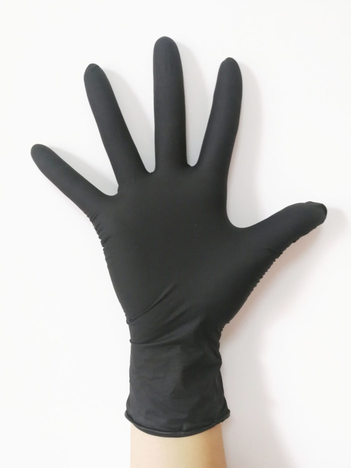 BS-N01: Disposable Gloves Black Nitrile Premium Powder Free - Image 3