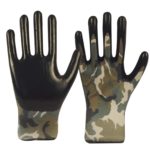 BS 210:MILITARY LINER: Smooth Nitrile Palm Coating Multi-Purpose Work Gloves - Image 4