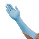 BS-N02: Disposable Gloves Blue Nitrile Premium Powder Free - Image 4