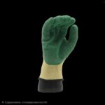 BS11: Safety Work Gloves non-slip rubber  latex foam general purpose knitted elastic lining abrasion resistant excellent grip dexterity Ideal for construction garden - Image 5