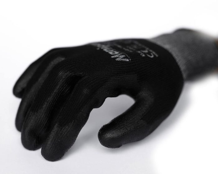 BS 100: Safety Work Gloves high-quality Polyurethane coating with grip on palm excellent dexterity and comfortable for men & women Ideal for warehouse automotive garden -- - Image 5