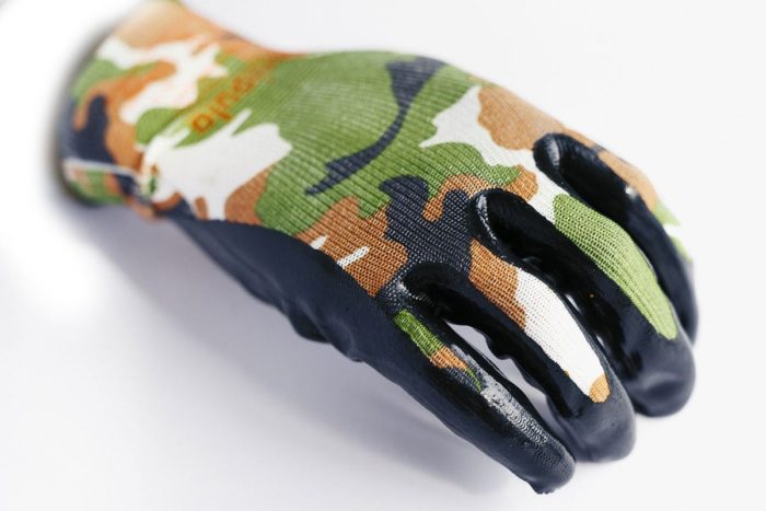 BS 210:MILITARY LINER: Smooth Nitrile Palm Coating Multi-Purpose Work Gloves - Image 7