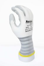 BS 222: Safety Work Gloves Nitrile Coated, good grip and dexterity, General Purpose Gloves for men and women, Ideal for construction garden warehouse automotive. White - Image 3
