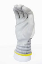 BS 222: Safety Work Gloves Nitrile Coated, good grip and dexterity, General Purpose Gloves for men and women, Ideal for construction garden warehouse automotive. White - Image 4