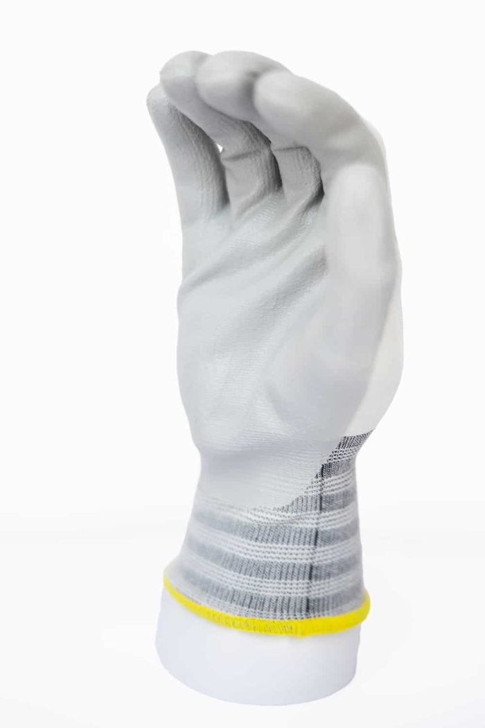 BS 222: Safety Work Gloves Nitrile Coated, good grip and dexterity, General Purpose Gloves for men and women, Ideal for construction garden warehouse automotive. White - Image 4