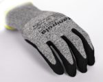 BS400: Safety Work Gloves nylon & spandex sandy nitrile coated abrasion excellent dexterity and comfortable and Oil Resistant grip ideal for general purpose breathable & washable. - Image 5