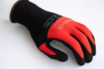 BS 444: Safety Work Gloves nylon & spandex sandy nitrile coated abrasion excellent dexterity and comfortable and Oil Resistant grip ideal for general purpose breathable & washable. - Image 6