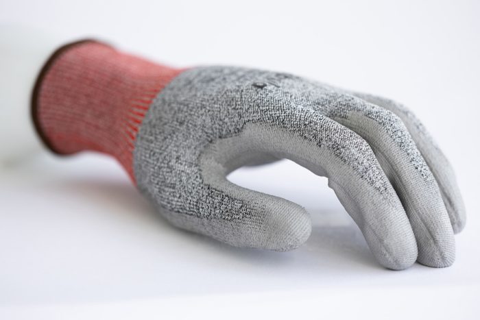 BS500: 18G HPPE/Glass Fiber Liner ANSI CUT5 High Quality Anti-Cut PU Coating - Image 3