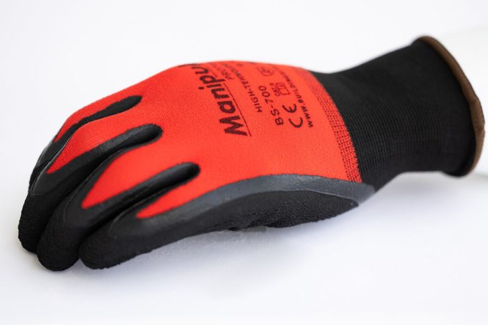 BS 700: Safety Work Gloves non-slip rubber  latex foam general purpose knitted elastic lining abrasion resistant excellent grip dexterity Ideal for construction garden - Image 5