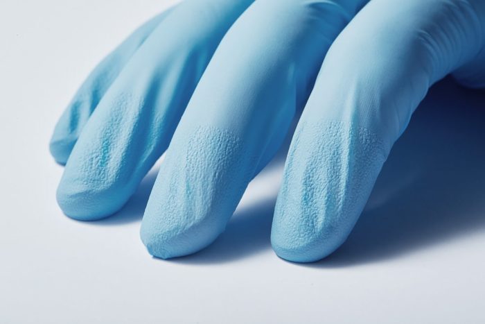 BS-N02: Disposable Gloves Blue Nitrile Premium Powder Free - Image 3