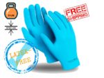 BS-N02: Disposable Gloves Blue Nitrile Premium Powder Free