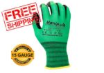 BS 777: Safety Work Gloves non-slip rubber  latex foam general purpose knitted elastic lining abrasion resistant excellent grip dexterity Ideal for construction garden