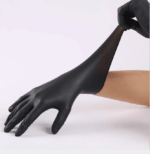 BS-N01: Disposable Gloves Black Nitrile Premium Powder Free - Image 5